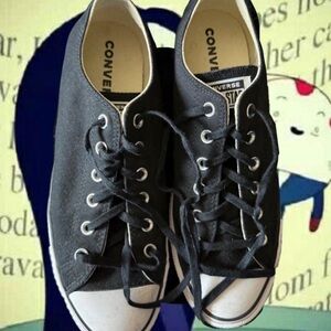 Converse Black and White Canvas Sneakers